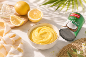Citrónový krém bez vajec a mlieka, vegan lemon curd